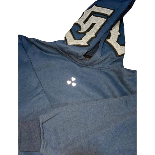 HOODIE YONER X SHER LOVE AZUL PETROLEO