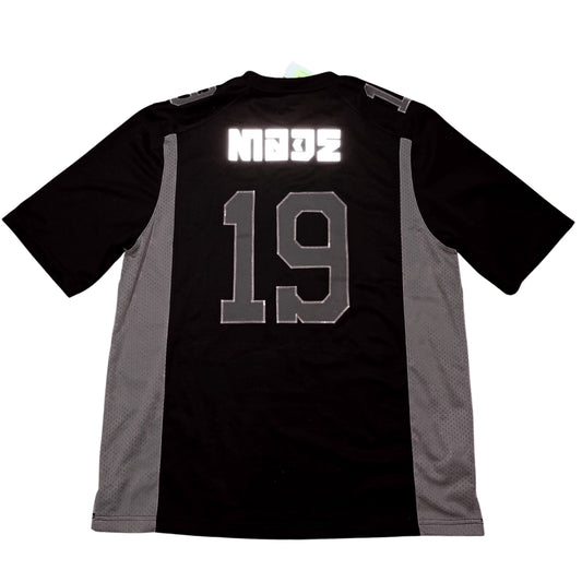 PLAYERA YONER NEGRA TIPO JERSEY DE AMERICANO MXL