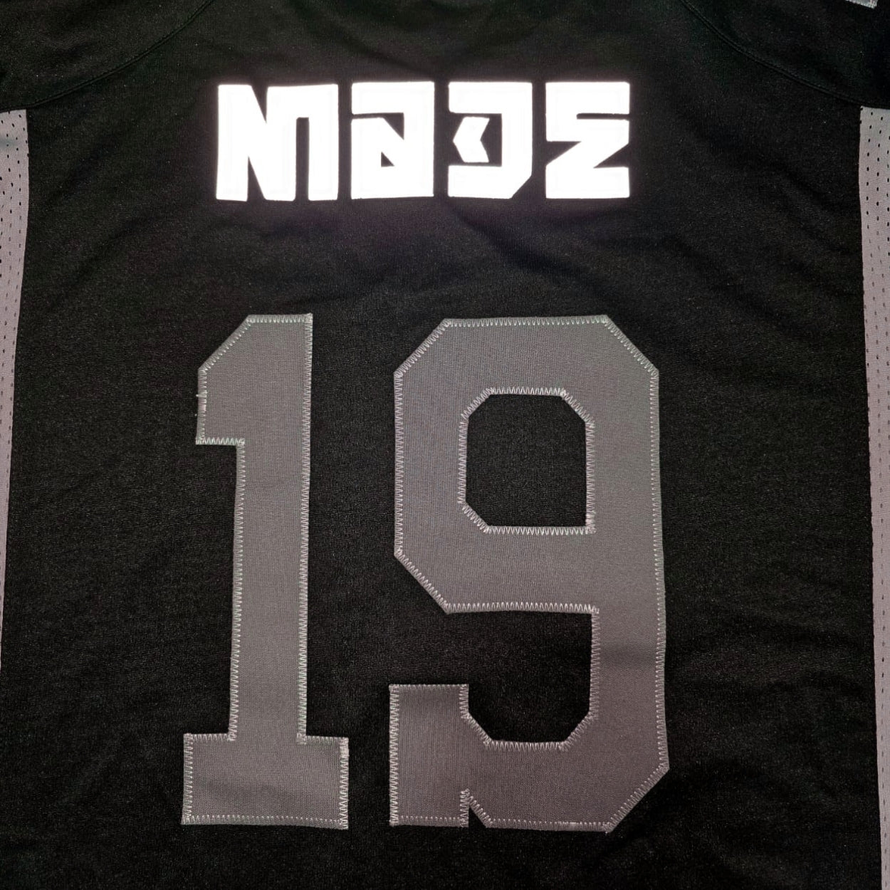 PLAYERA YONER NEGRA TIPO JERSEY DE AMERICANO MXL
