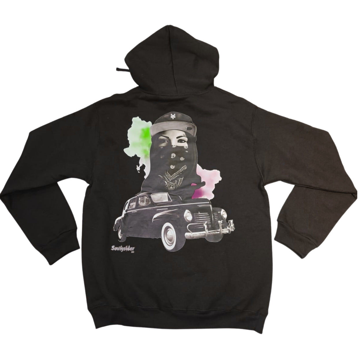 HOODIE BASICA SS NEGRA MUJER CHICANA