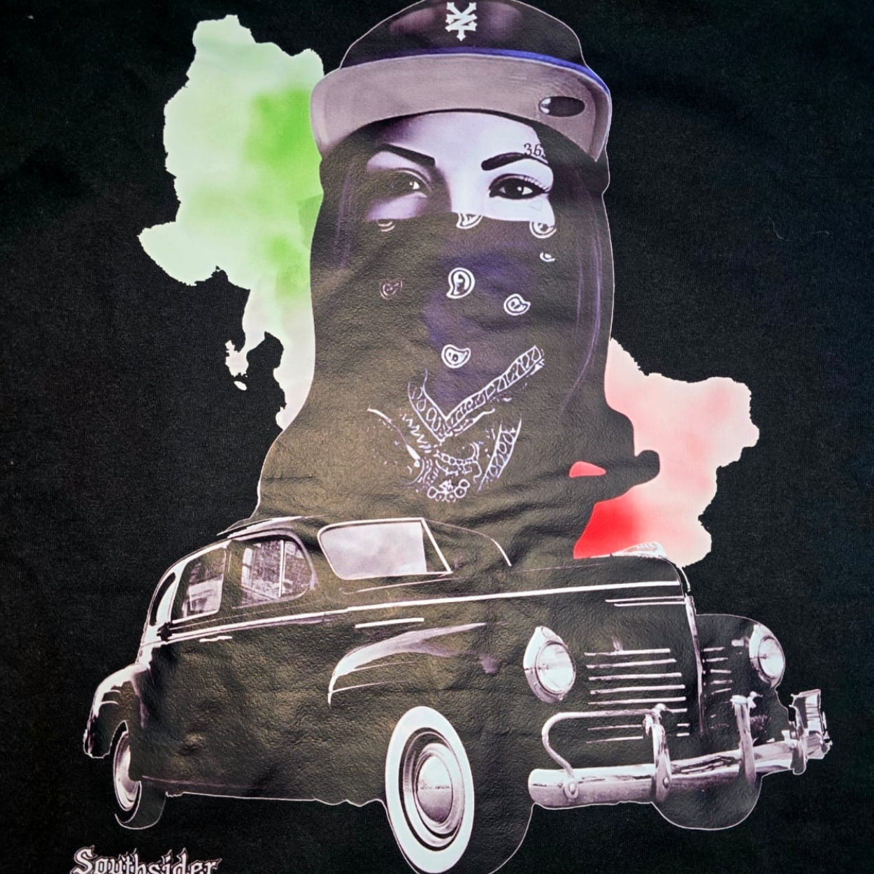 HOODIE BASICA SS NEGRA MUJER CHICANA