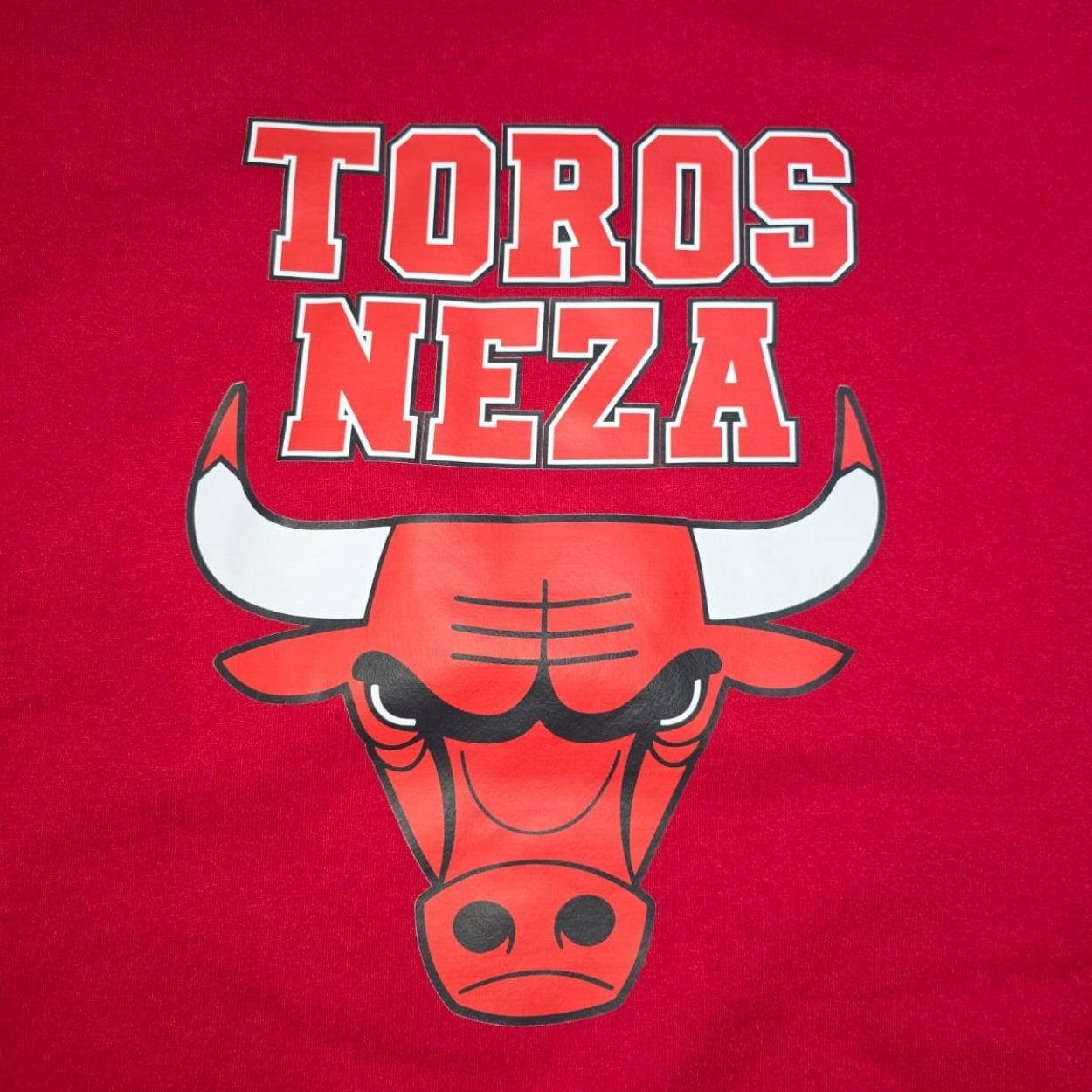HOODIE BASICA SS ROJA C/N TOROS NEZA
