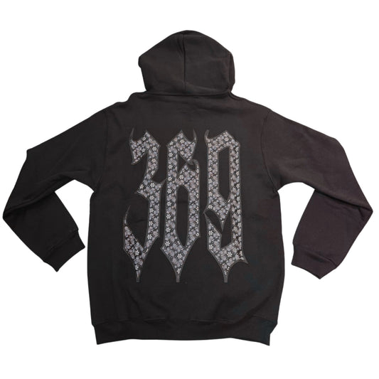 HOODIE BASICA SS NEGRA C/N CALAVERA