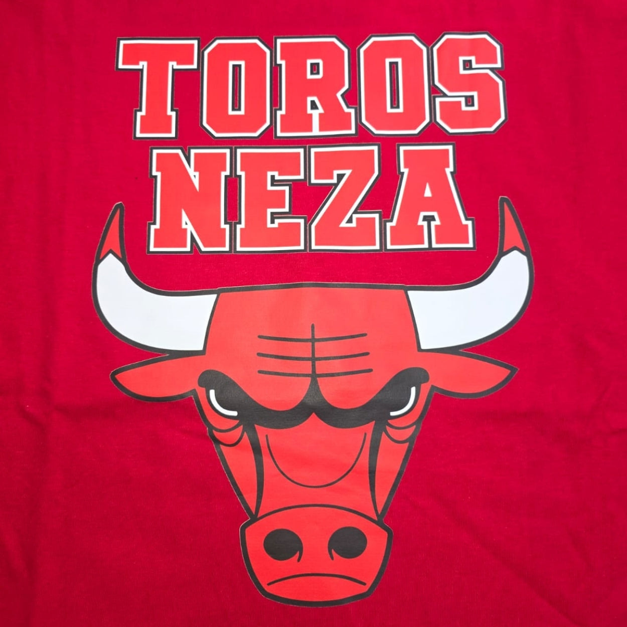 PLAYERA BASICA SS ROJA TOROS NEZA