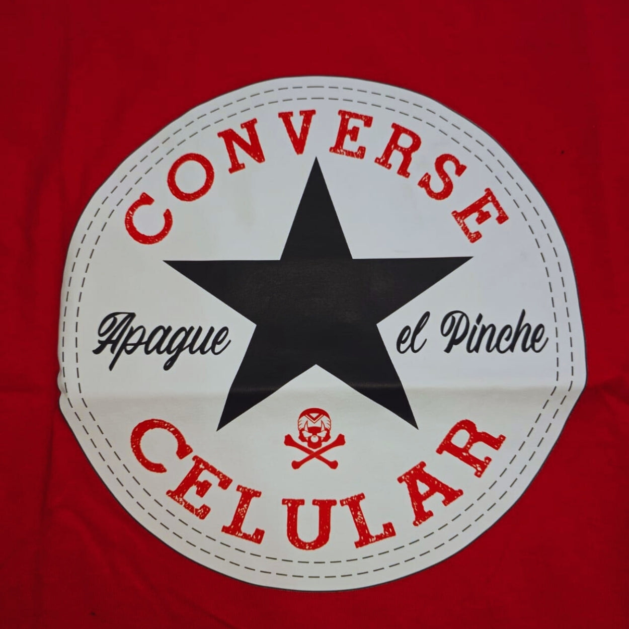 PLAYERA BASICA SS ROJA CONVERSE