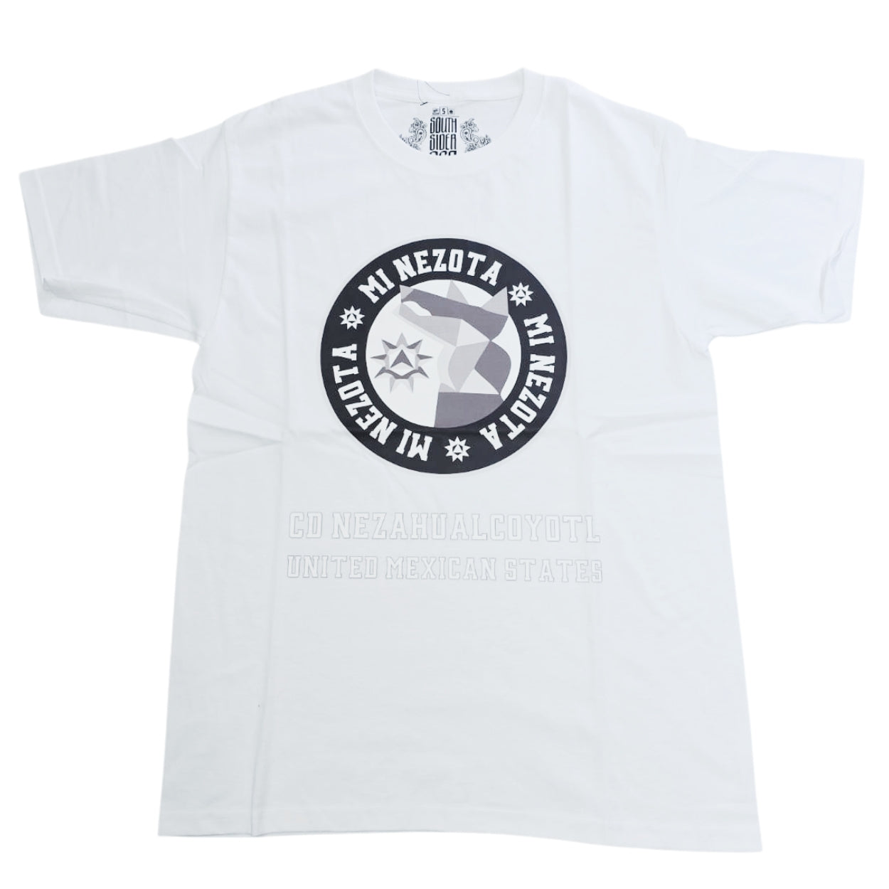 PLAYERA BASICA SS BLANCA MI NEZOTA