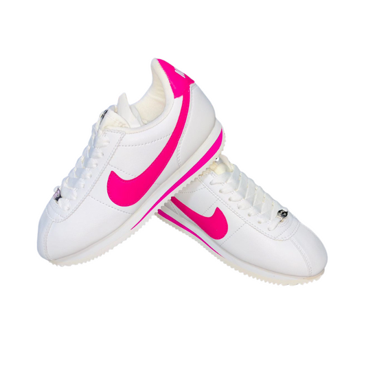 TENIS NIKE CORTEZ BLANCO/FIUSHA