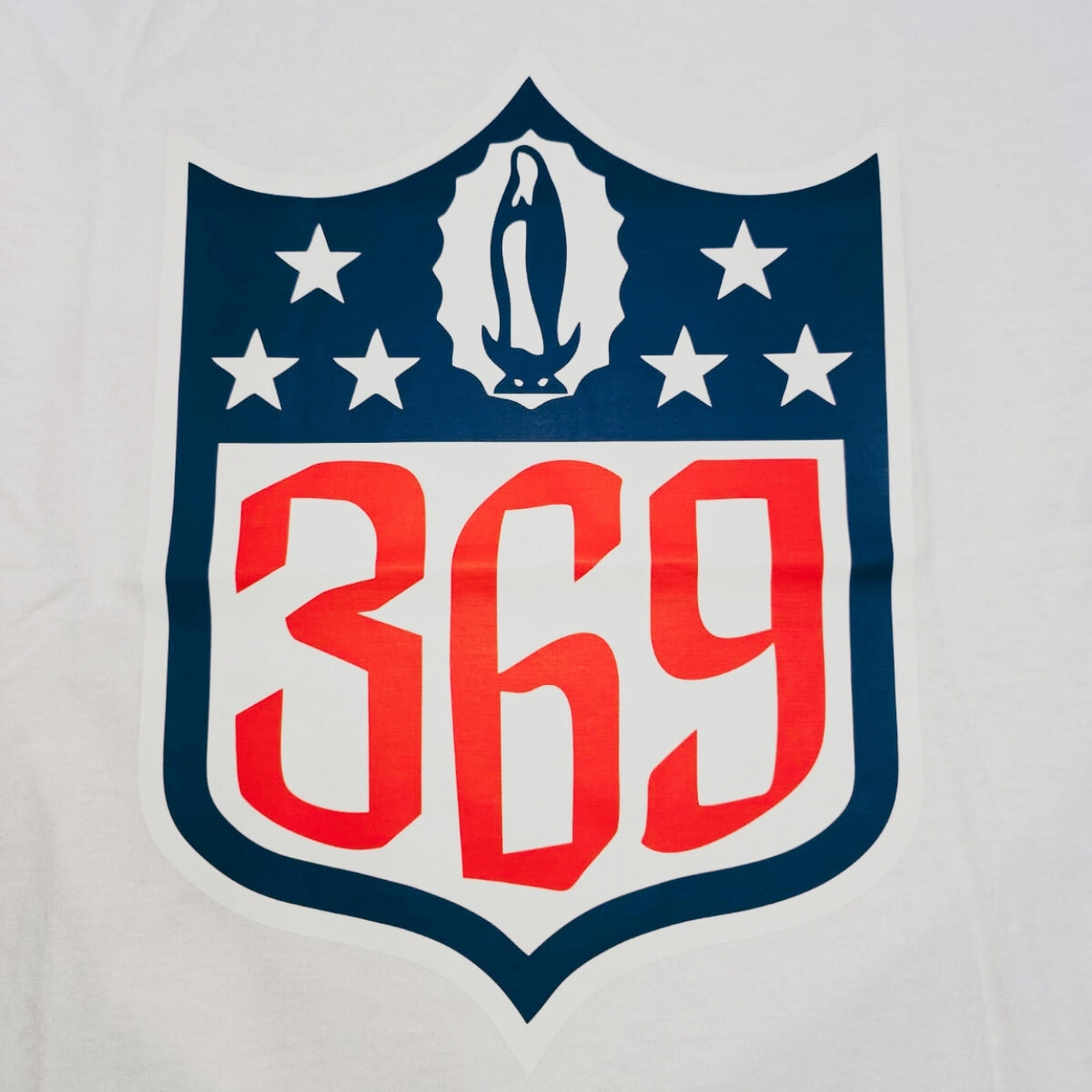 PLAYERA BASICA SS BLANCA VIRGEN NFL