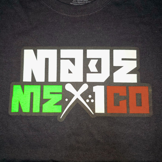 PLAYERA YONER NEGRA MADE X MEXICO