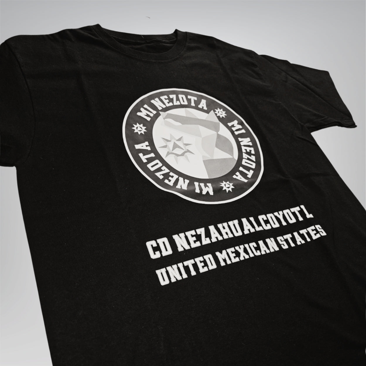 PLAYERA BASICA SS NEGRA MI NEZOTA