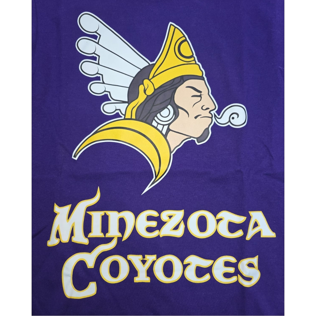 PLAYERA BASICA SS MORADA COYOTES