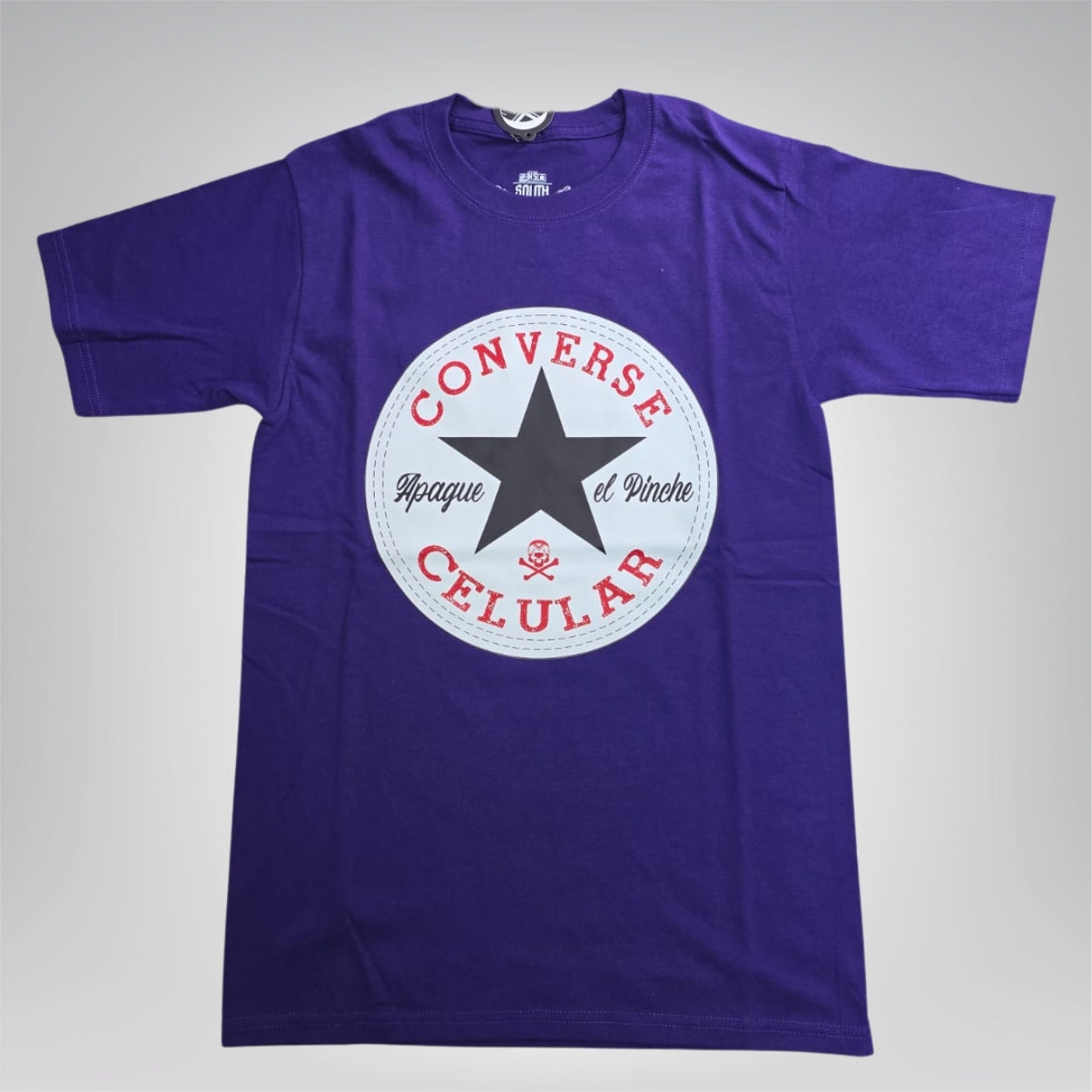PLAYERA BASICA SS MORADA CONVERSE