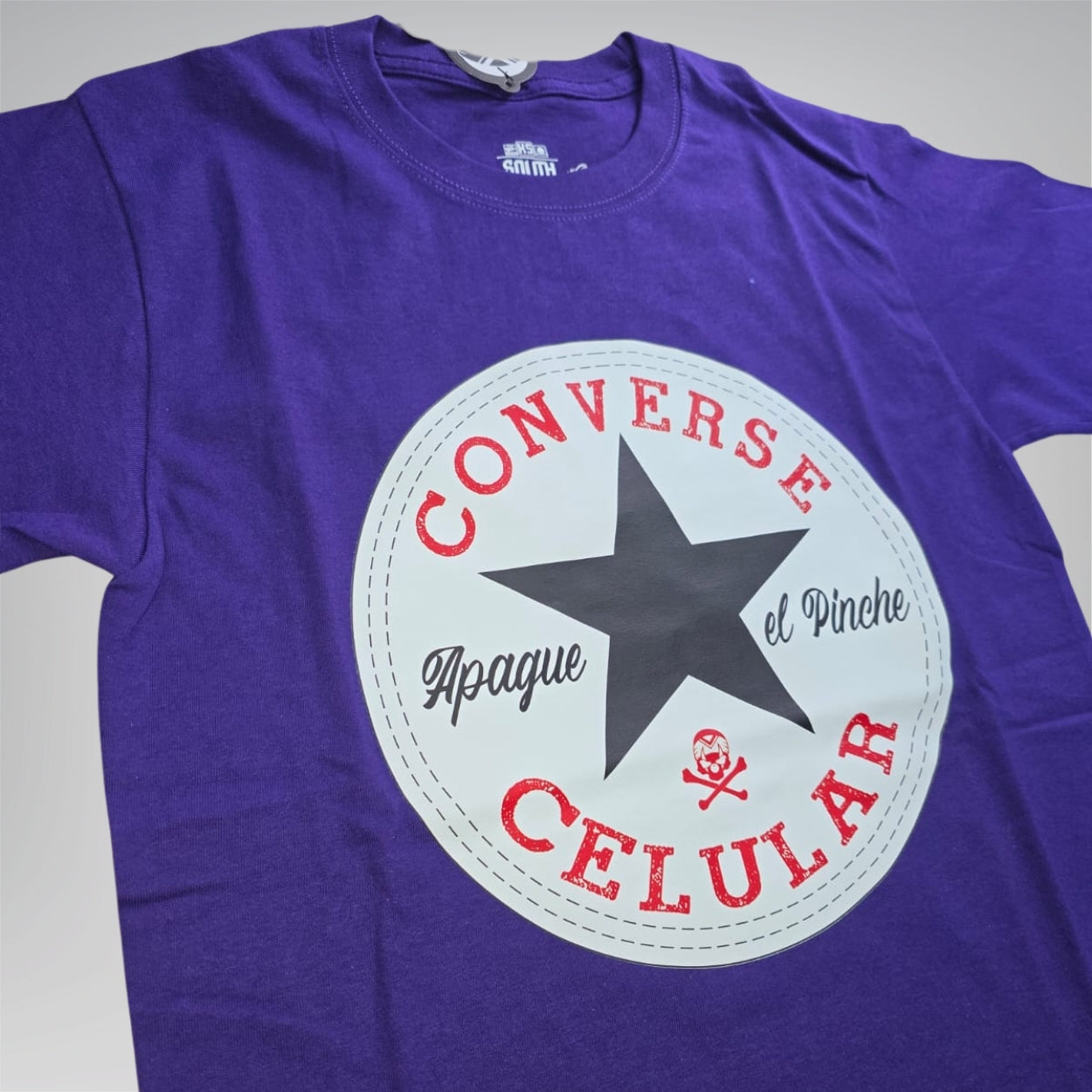 PLAYERA BASICA SS MORADA CONVERSE