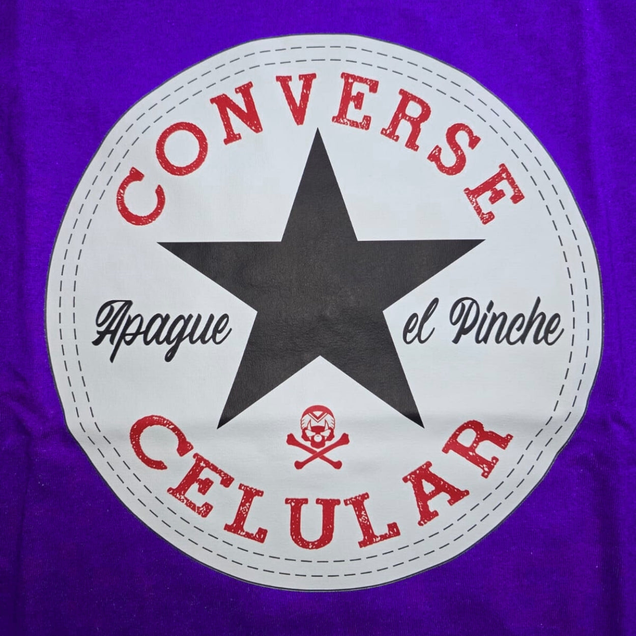 PLAYERA BASICA SS MORADA CONVERSE