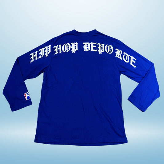 PLAYERA ALEMAN AZUL REY M/L