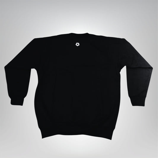 SUDADERA DE CUELLO REDONDO TRIBAL NEGRA STREET WEAR