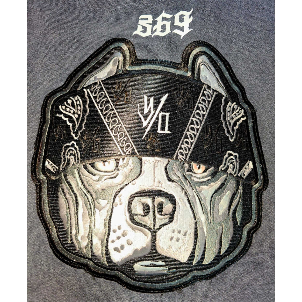 HOODIE SS AZUL PITBULL HOMMIE