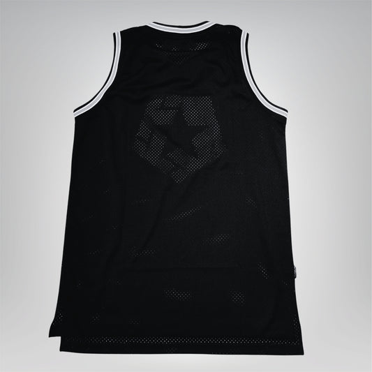 JERSEY TRIBAL NEGRO TIPO BASQUET