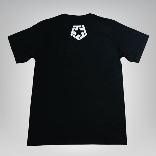 PLAYERA TRIBAL NEGRA SINCE GRIS