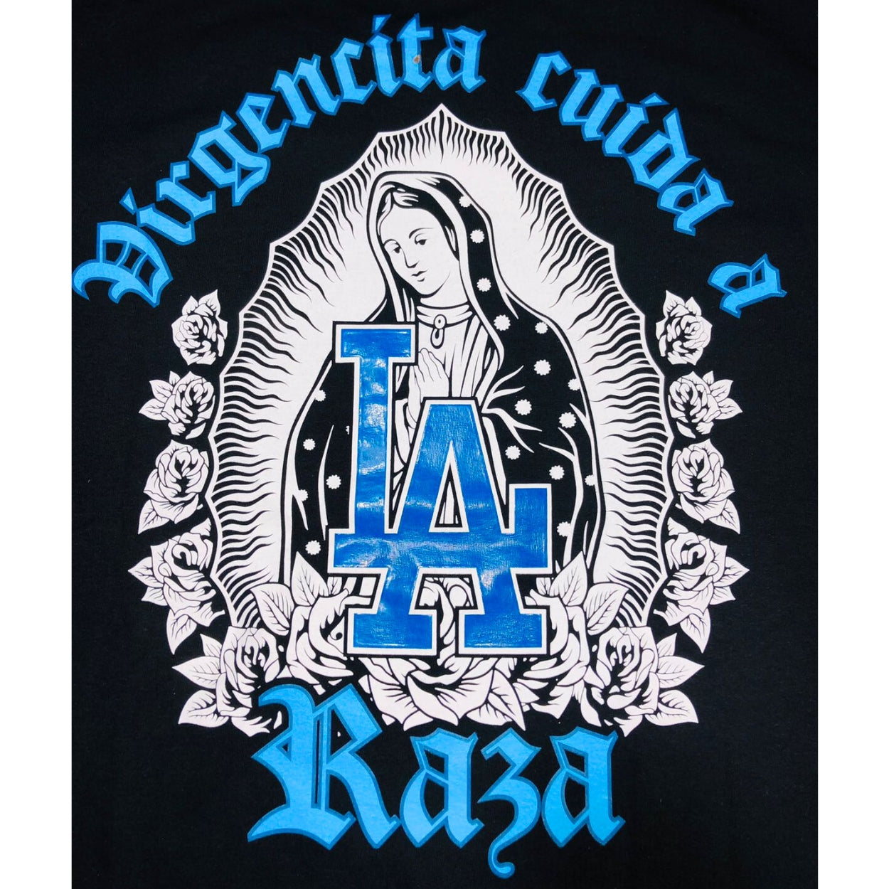 PLAYERA SS NEGRA LA RAZA