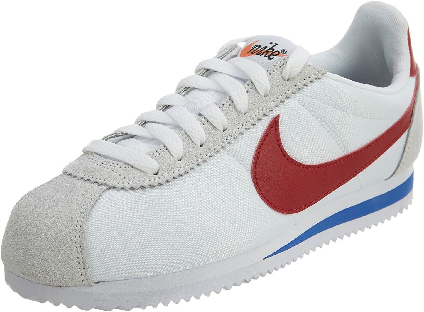 TENIS NIKE CORTEZ BLANCOS/ROJO GAMUZA