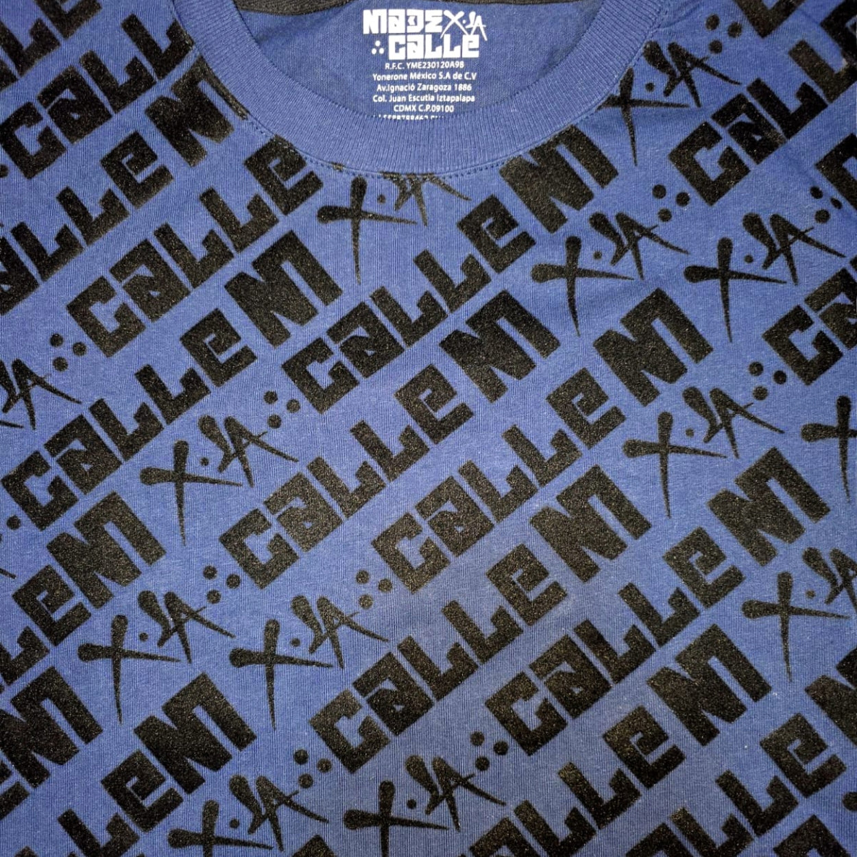 CONJUNTO YONER AZUL PETROLEO LETRAS MXL