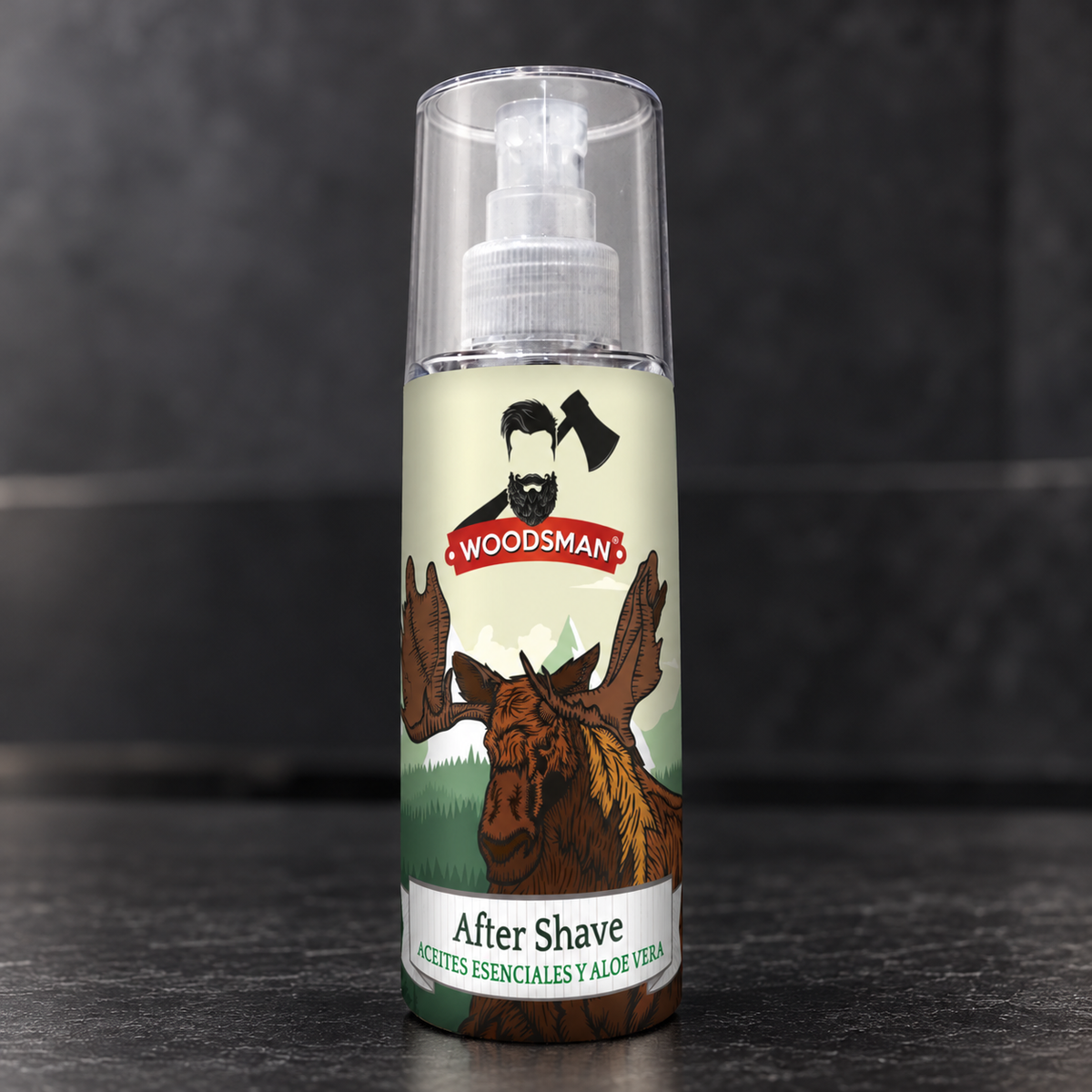 After Shave con Aceites Esenciales y Aloe Vera 150 ml | Woodsman