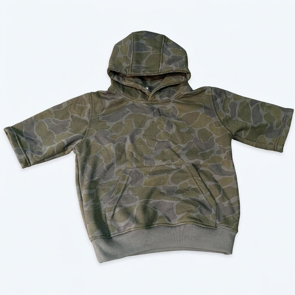 • Conjunto Dos Piezas Estilo Streetwear Camuflaje Para Niño