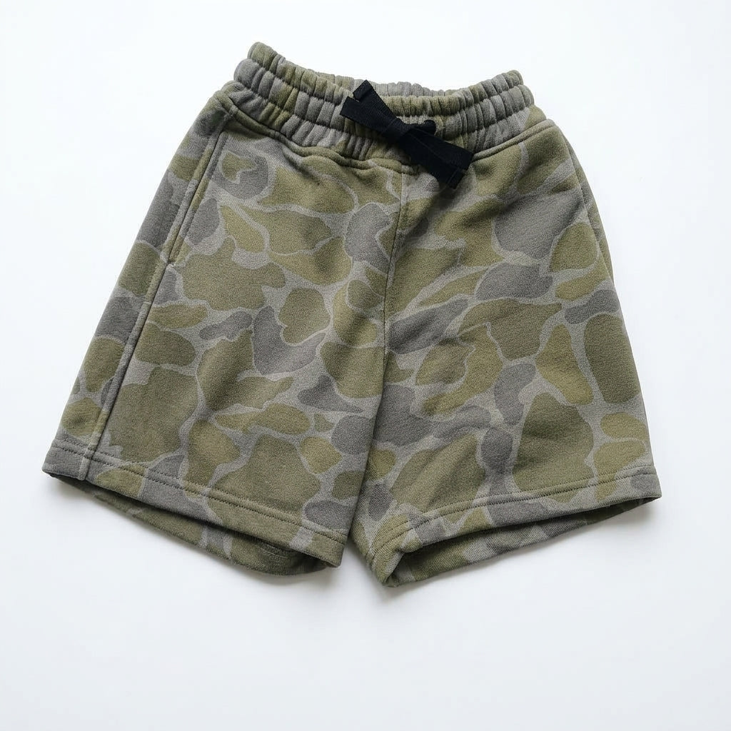 • Conjunto Dos Piezas Estilo Streetwear Camuflaje Para Niño