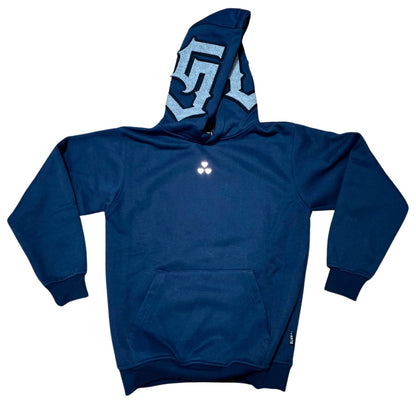 HOODIE YONER X SHER LOVE AZUL PETROLEO