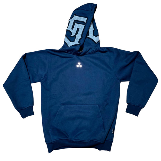 HOODIE YONER X SHER LOVE AZUL PETROLEO