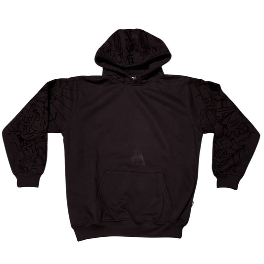 HOODIE YONER NEGRA GRECAS CN/G