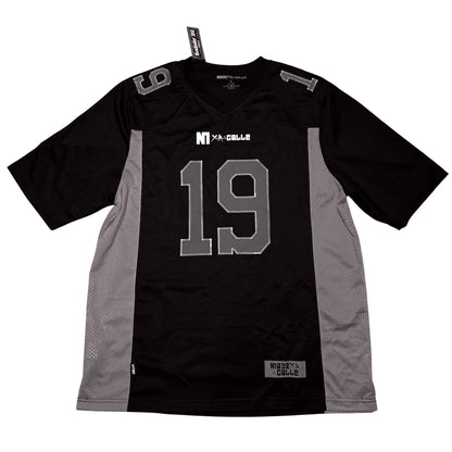 PLAYERA YONER NEGRA TIPO JERSEY DE AMERICANO MXL