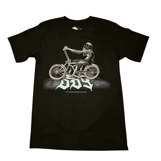 PLAYERA SS NEGRA CALAVERA BICI