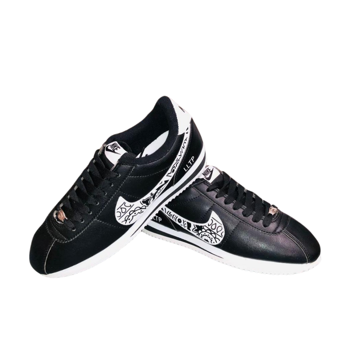 TENIS NIKE CORTEZ NEGROS CLASICOS
