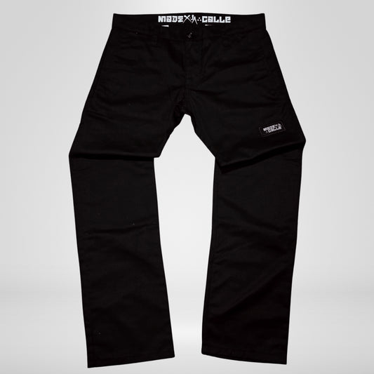 PANTALON YONER NEGRO TIPO GABARDINA