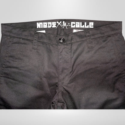 PANTALON YONER NEGRO TIPO GABARDINA