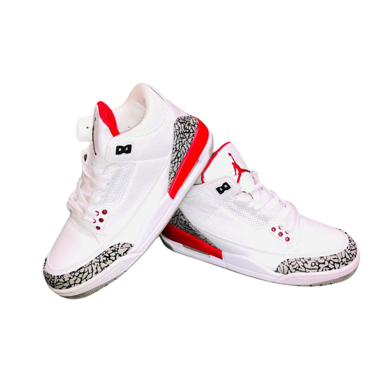TENIS JORDAN R3 WHITE/RED