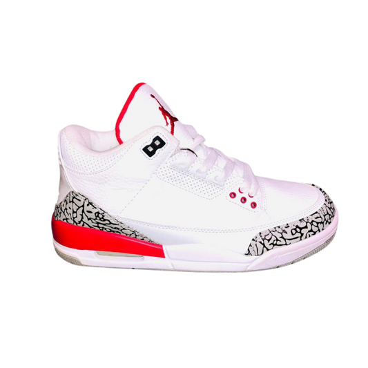 TENIS JORDAN R3 WHITE/RED