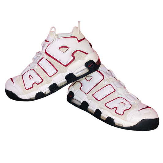 TENIS NIKE UPTEMPO BEIGE/VINO