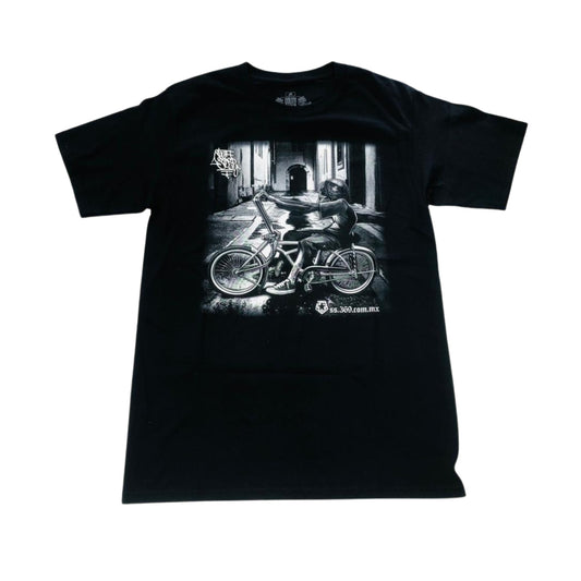 PLAYERA SS 369 CALAVERA EN BICI 2