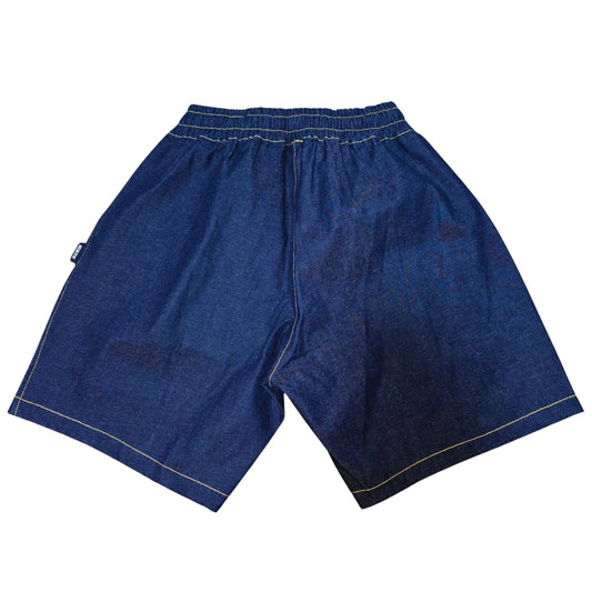 BERMUDA YONER MEZCLILLA MXL LETRAS AMARILLAS