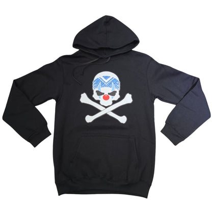 HOODIE BASICA SS NEGRA CALAVERA PAYASO