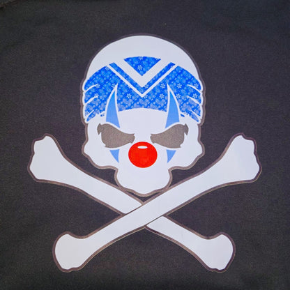 HOODIE BASICA SS NEGRA CALAVERA PAYASO