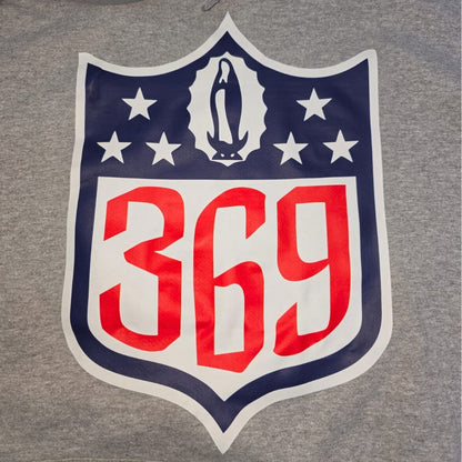 HOODIE BASICA SS GRIS VIRGEN NFL