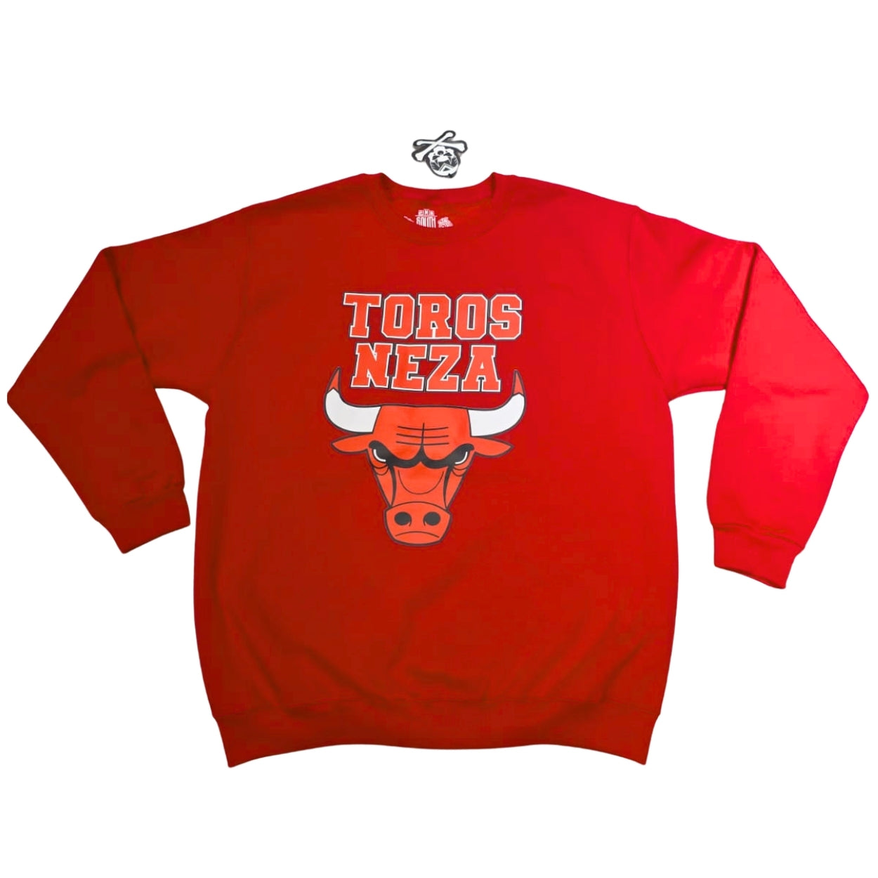 SUDADERA CUELLO REDONDO BASICA SS ROJA S/N TOROS NEZA