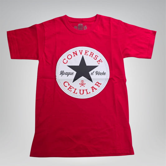 PLAYERA BASICA SS ROJA CONVERSE