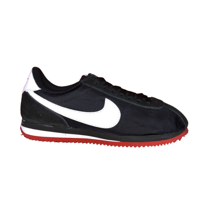 TENIS NIKE CORTEZ NEGROS SUELA ROJA