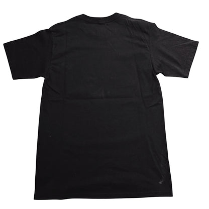 PLAYERA BASICA SS NEGRA LOGO EN EL PECHO