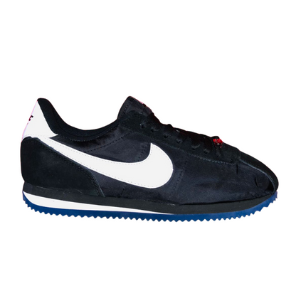 TENIS NIKE CORTEZ NEGROS SUELA AZUL